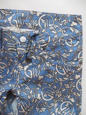 G-Star FENDER SKINNY COJ WMN Jeans Hose W 27 /L 32 Blau Mit Ornament Muster NEU!