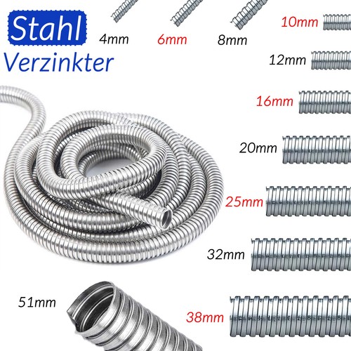Flexschlauch verzinkt - flexschlauch,
