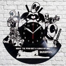 Vinyl Record Wall Clock Decor