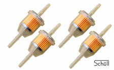 4x Benzinfilter