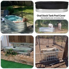 Schwarze ovale Abdeckungen aus