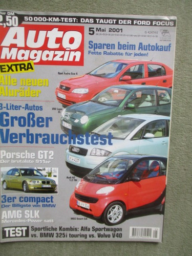 Auto magazin 2001 audi a2 - auto,