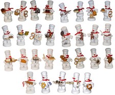 Kugelschneemann Holzfigur