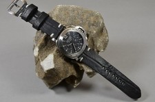 UHRENARMBAND SCHWARZ 26 24 22