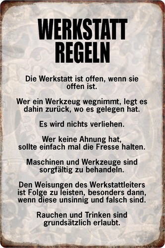 Schild spruch - schild,