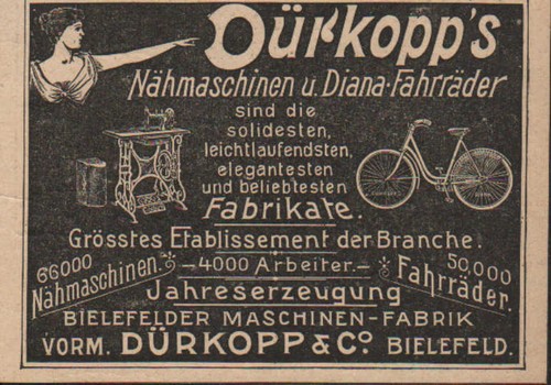Bielefeld werbung 1899 - bielefeld,,