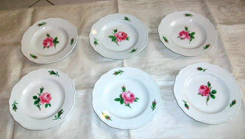 Meissen teller rose - -, m.