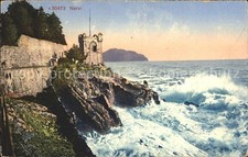 Nervi Festung Steilkueste Meeresbrandung