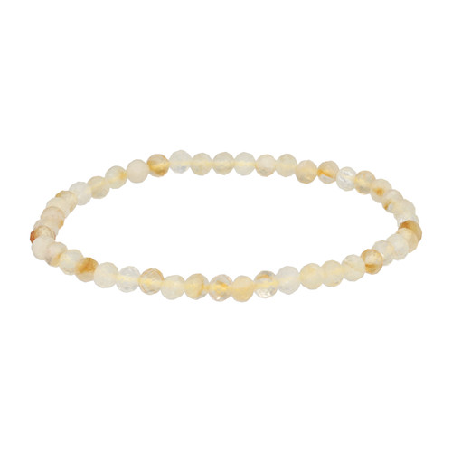 Citrin facettiertes armband - facettiertes,