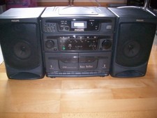 Philips AZ9340 / Boombox / GHETTOBLASTER  mit Radio, CD, Tape, Netzkabel / TOP