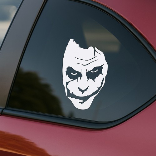 Joker aufkleber face - 2x, auto