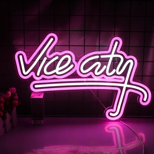 Led schild vicecity - led,