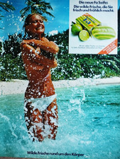 ORIG REKLAME WERBUNG  1977  FA   Seife  - Die wilde Frische