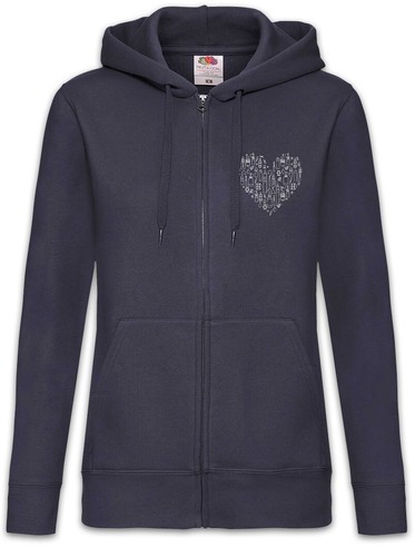 Vapor love damen zipper hoodie - damen,