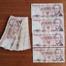 43 Stück 100 Zloty 100