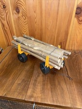 Steiff Holztransport-Anhänger mit Holzladung – seltenes Vintage-Spielzeug
