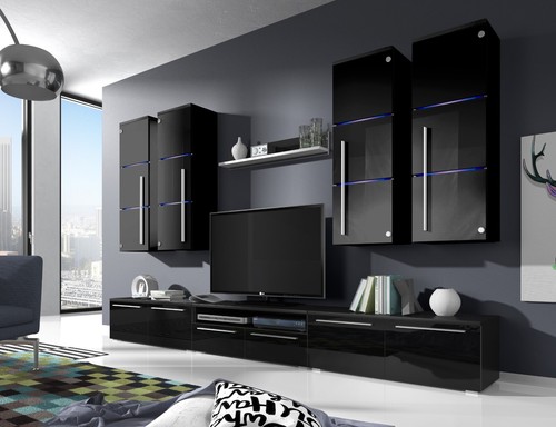 Moderne wohnwand bary - wohnwand,