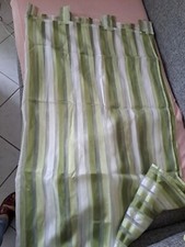 Schlaufenschal Transparent Voile Gardine Vorhang Dekoschal 140x225 cm grün
