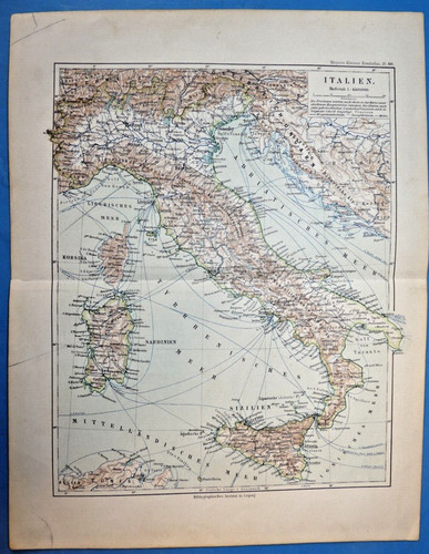 Original landkarte 33x25 - landkarte, cm