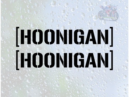 Hoonigan jdm aufkleber - 2x,
