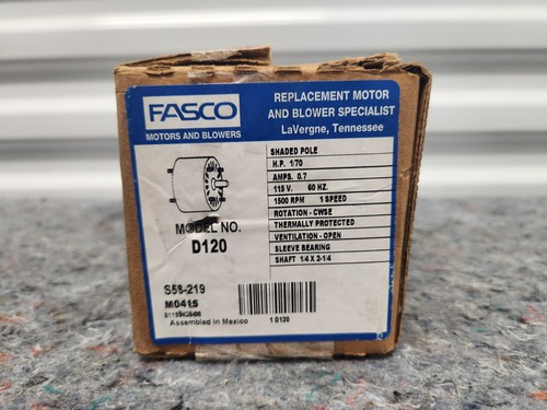 New hvac blower - hvac/blower, fasco