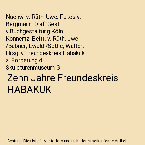 Zehn jahre freundeskreis - zehn,