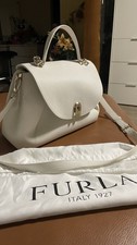 Tasche Furla Weiß Mittelgroß Neuwertig Leder