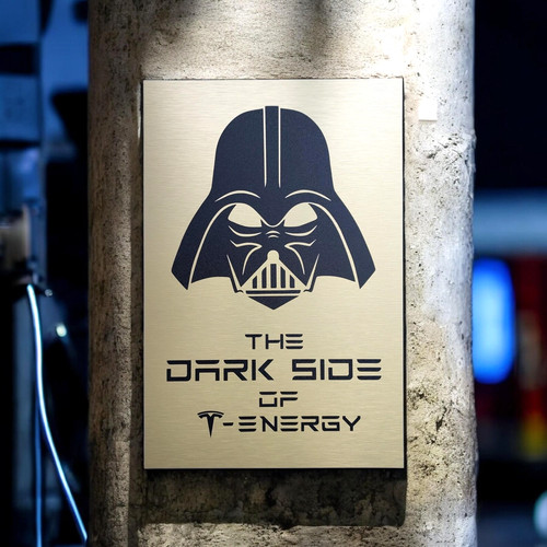Tesla ladeschild darth - ladeschild,
