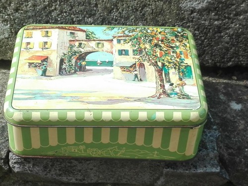 Vintage blechdose mondamin - blechdose,