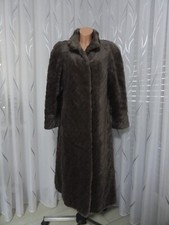 Damen rein Alpaka Pelzmantel von HAWELA, Gr. 40.