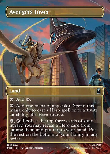 Magic mtg avengers tower - tower, (v.1)