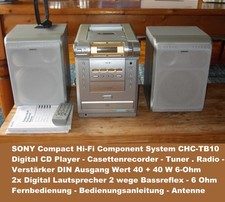 Sony anlage chc tb10 - chc-tb10,