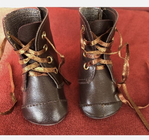 Puppenschuh braun stiefel - braun, 6x3