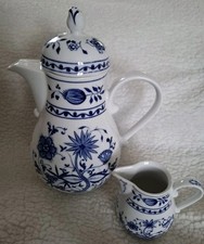 Kanne Kahla Zwiebelmuster GDR