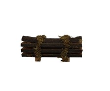 Krippenzubehör Baumstamm geschnitten 6 cm Holz Deko für Krippe