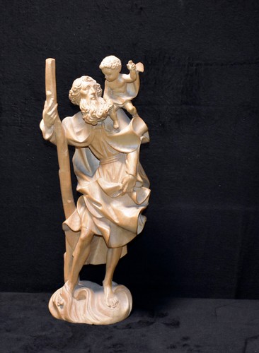 Holzfigur 40cm heiliger - 40cm,