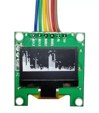 0.96" OLED Music Spectrum Display Analyzer Audio Level Indicator VU Meter