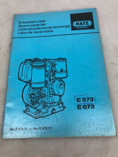 Hatz diesel ersatzteilliste - hatz,