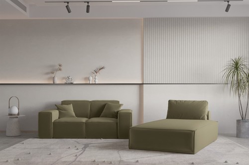 Sofa set teilig sezlong und - set,