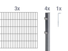 Alberts Doppelstabmattenzaun 8