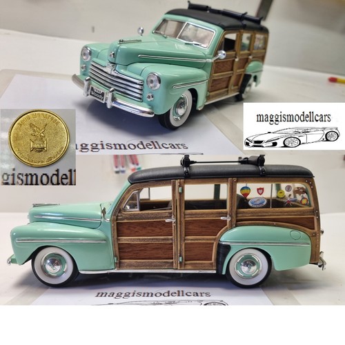 Ford woody 1948 - bj, modellauto