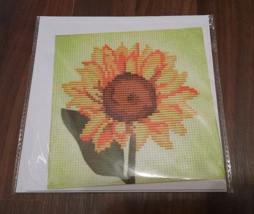 Stickbild sonnenblume x - 14,5,