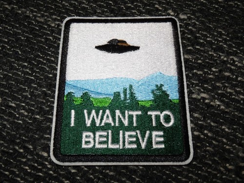 Want believe ufo patch - to,