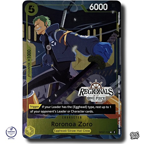 One piece card roronoa zoro - one,