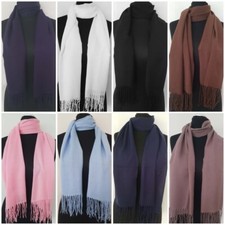 Pashmina Schal Halstücher Kopftücher 10 Unifarben  Bonnet  Hijab 