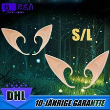 Elfenohren Latex Ohren Elfen Anime Fee für Halloween Kostüm Weihnachtsfeier