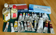 Ölfarben Malmittel Konvolut -