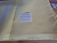 Aida-Stoff gelb, ca 37,5 x 80