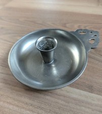 Feinzinn Kerzenhalter Gepunzt Geprägt