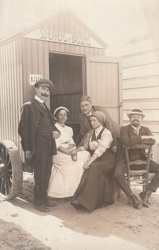 Foto personen strand - foto, ak